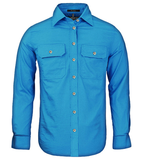 Pilbara Women's Open Front Long Sleeve Shirt